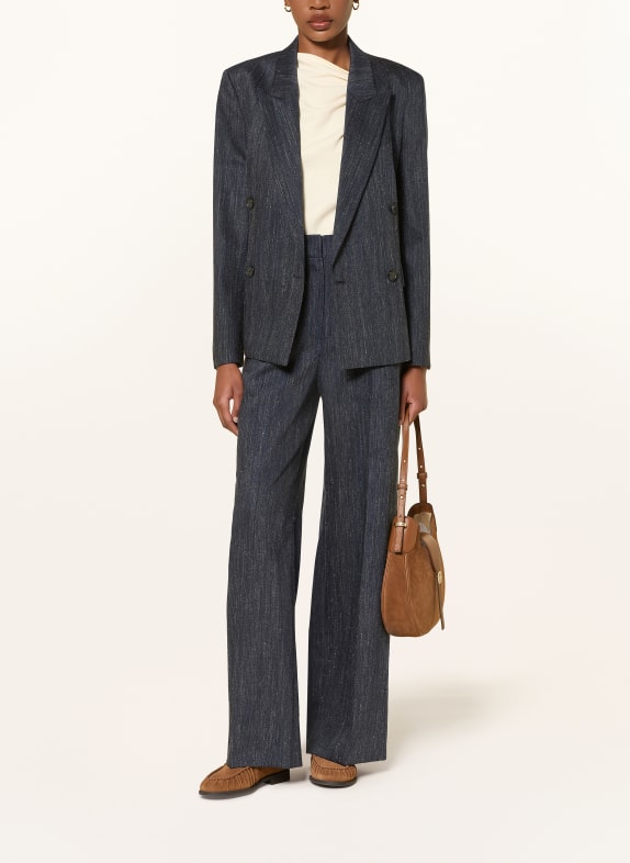 BOSS Blazer JALETO DONKERBLAUW / CRÈME