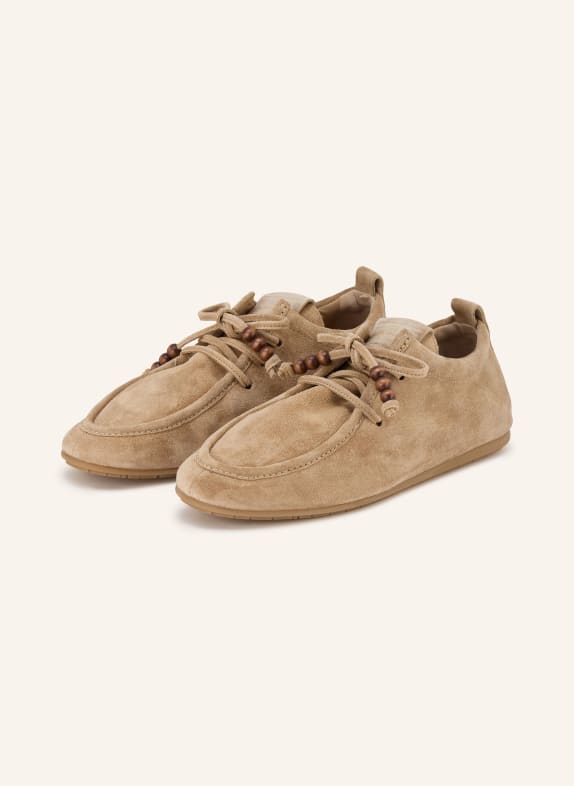 KENNEL & SCHMENGER Schnürer DROP mit Schmuckperlen BEIGE