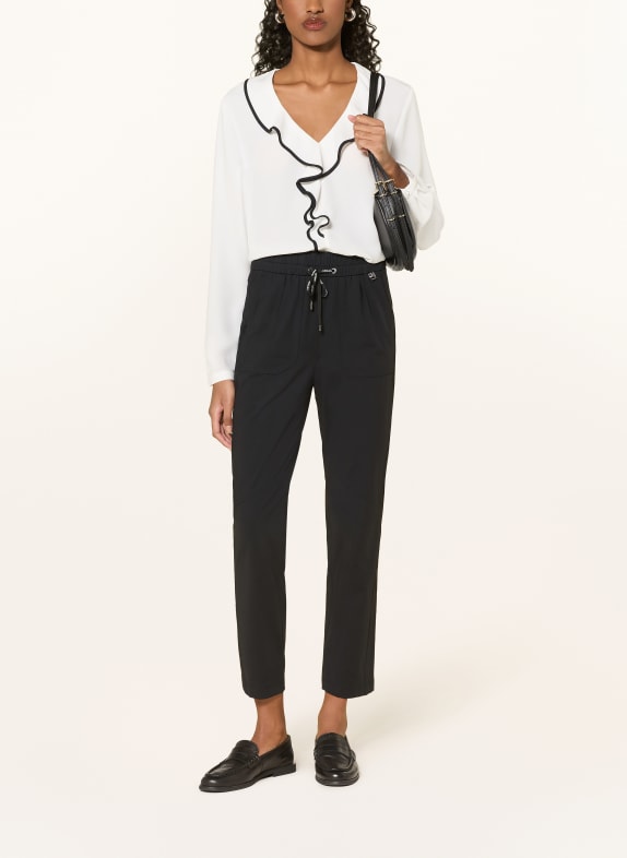 MARC CAIN 7/8-broek in joggingstijl 900 black new