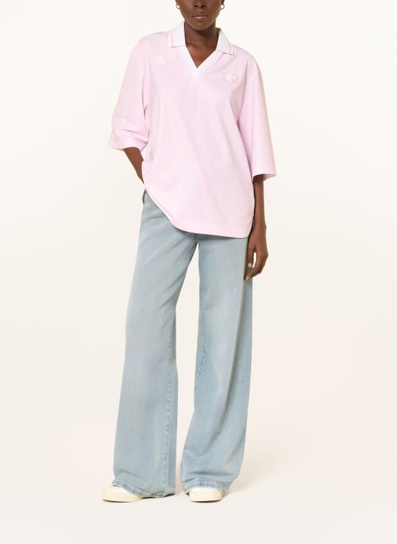 MARC CAIN Jersey-poloshirt 253 pink lady new