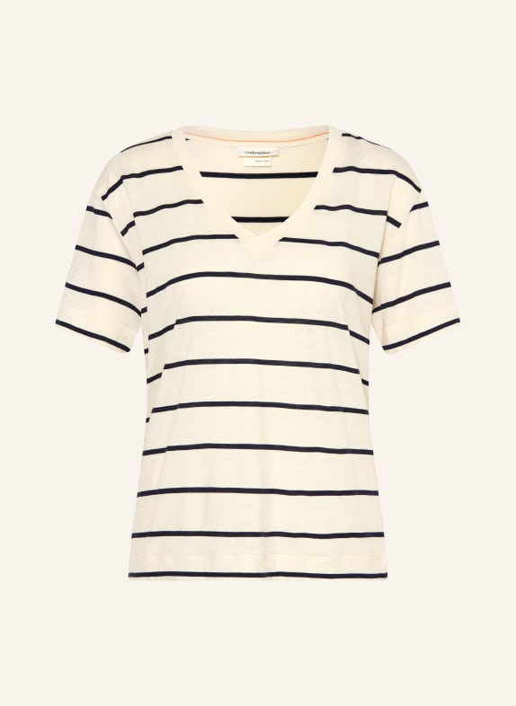 icebreaker 150 TECH LITE functional shirt made of merino wool DARK BLUE / ECRU