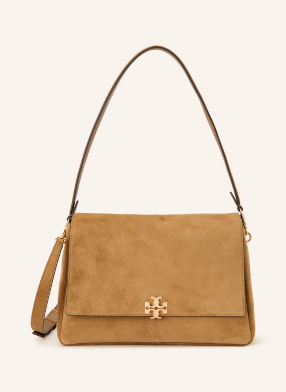 TORY BURCH Umhängetasche CHARLIE CAMEL / GOLD