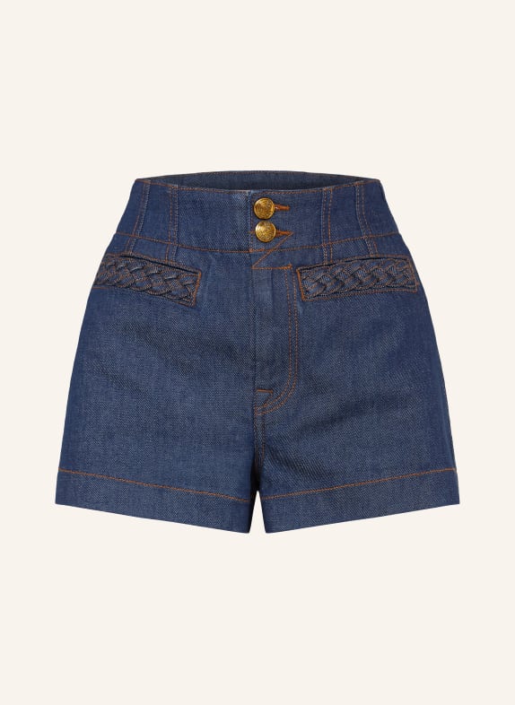 ZIMMERMANN Jeansshorts ASTER DUNKELBLAU