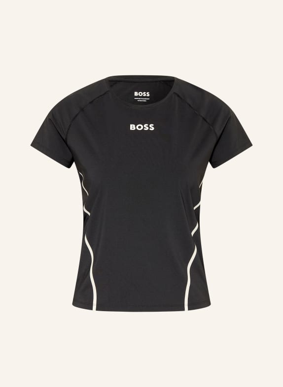 BOSS T-shirt ELOGOFIT SVART / VIT