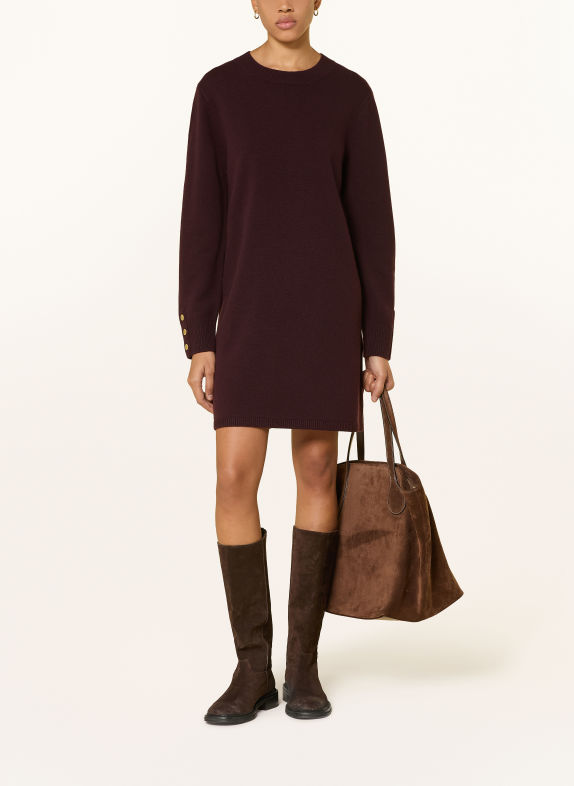 Barbour Strickkleid MAY DUNKELROT
