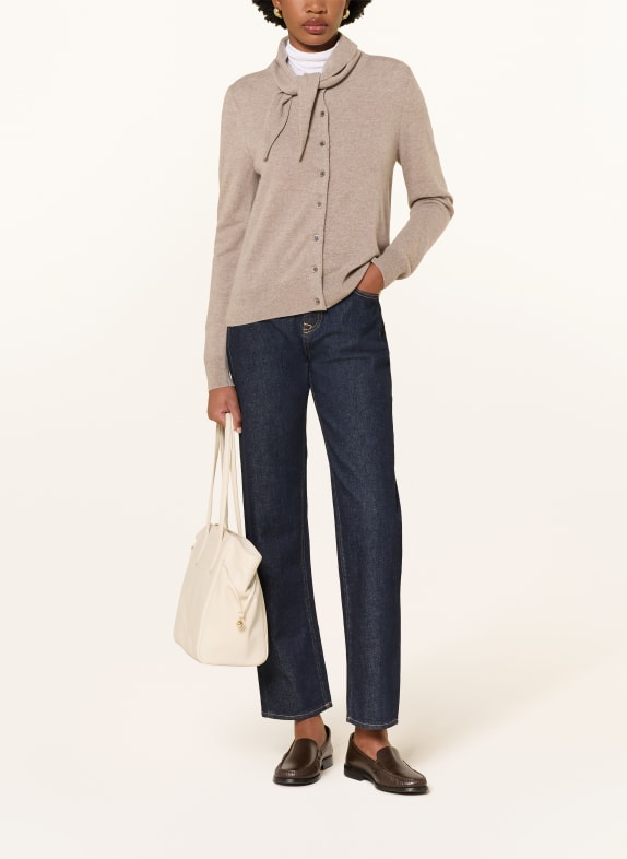 lilienfels Kasjmier vest TAUPE