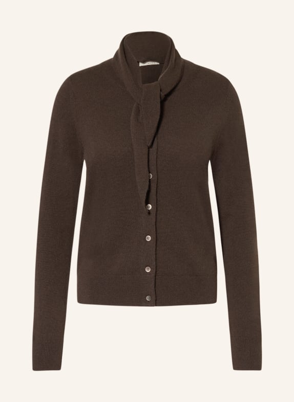 lilienfels Cashmere cardigan DARK BROWN