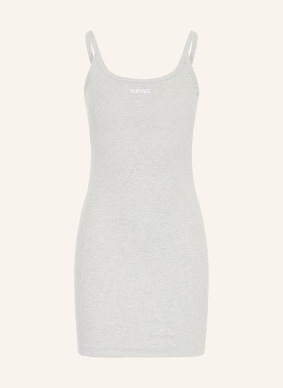 VERSACE sukienka z dżerseju SZARY