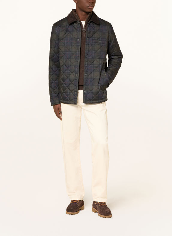 Barbour Quilted jacket DARK GREEN / DARK RED / DARK BLUE