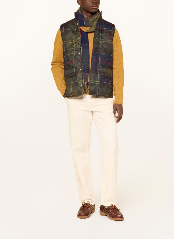 Barbour Gewatteerd vest DONKERGROEN / DONKERROOD / DONKERBLAUW