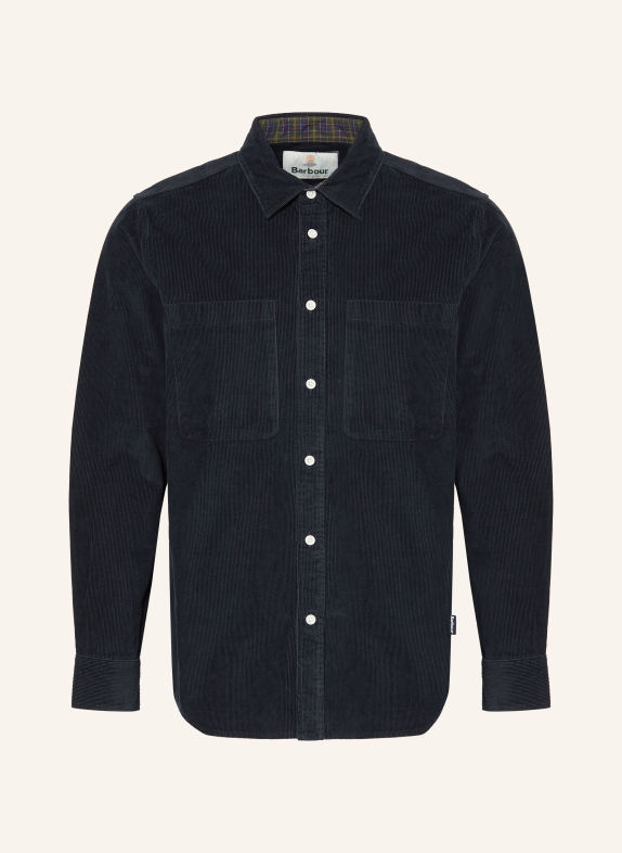 Barbour Cordhemd Comfort Fit DUNKELBLAU