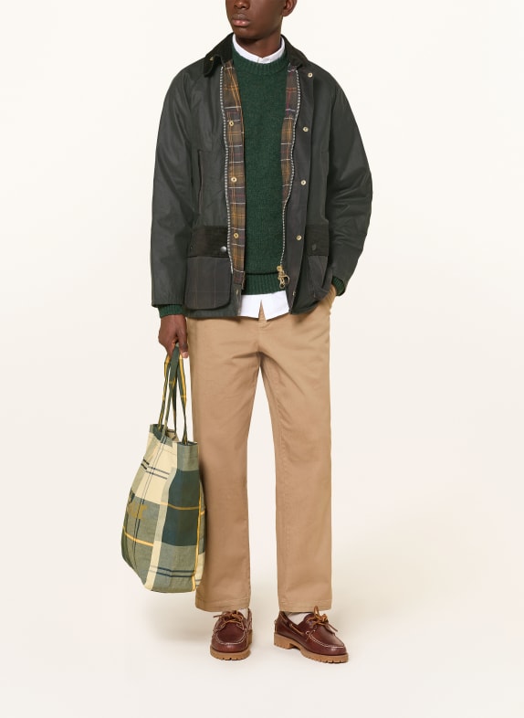 Barbour Fieldjacket PATCH BEDALE KAKI / MARRON FONCÉ