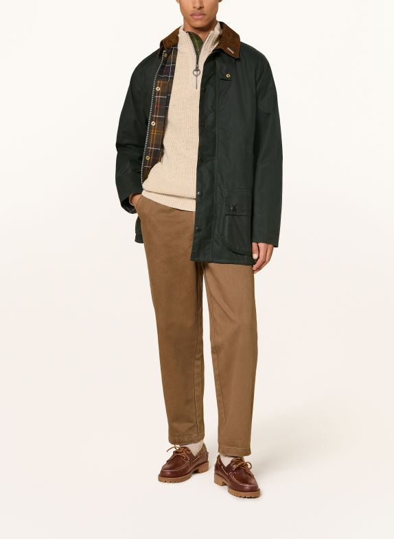 Barbour Field Jacket ICONS BEAUFORT DARK GREEN / BROWN