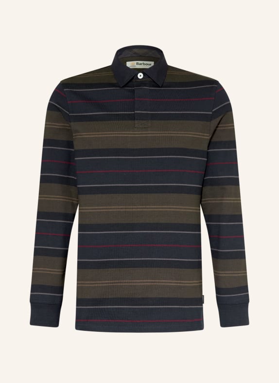Barbour Rugbyshirt FRITH DUNKELBLAU / DUNKELROT / KHAKI