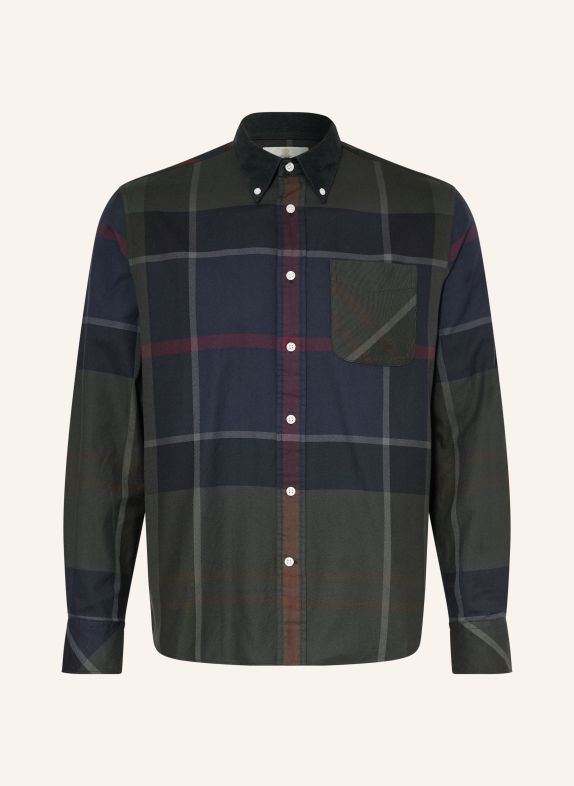 Barbour Hemd DUNOON Authentic Fit DUNKELGRÜN / DUNKELROT / DUNKELBLAU