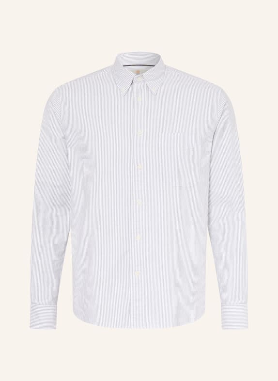 Barbour AUTHENTIC Comfort Fit Shirt WHITE / DARK GREEN