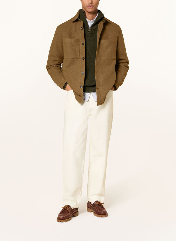 Barbour Overshirt MARLTOWN COGNAC