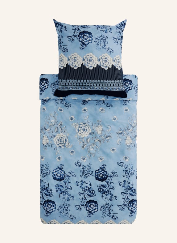 bassetti Linge de lit PARAGGI BLEU CLAIR / BLEU FONCÉ / NOIR