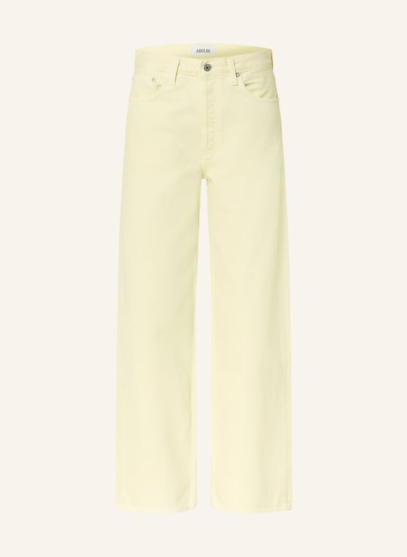 AGOLDE Wide Leg Jeans ARC lemon zest lt faded yellow hi