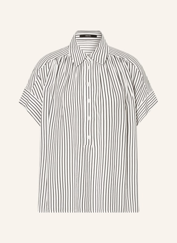 someday Koszulka z dekoltem w serek ZAFINE BIAŁY / CZARNY