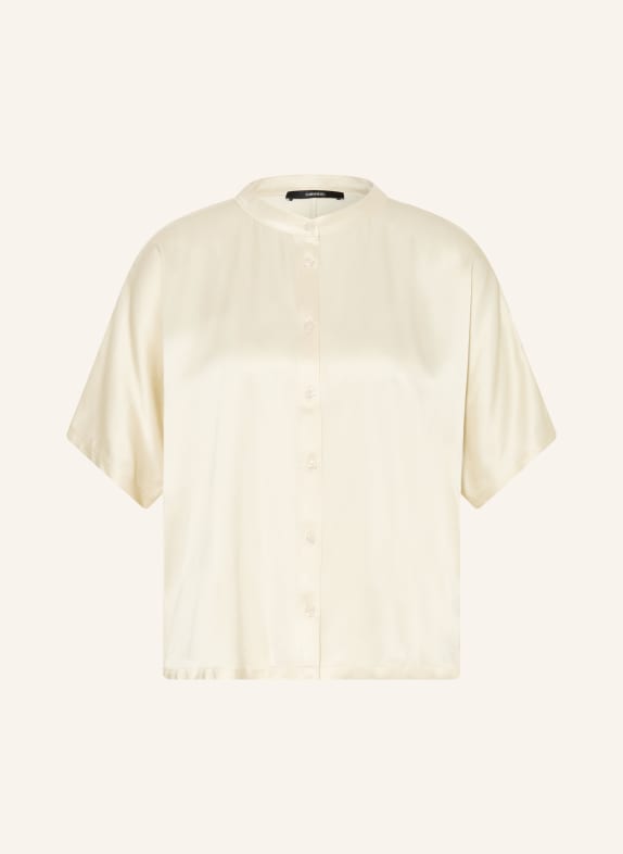 someday Blůza KENSI z kombinace materiálů BÉŽOVÁ