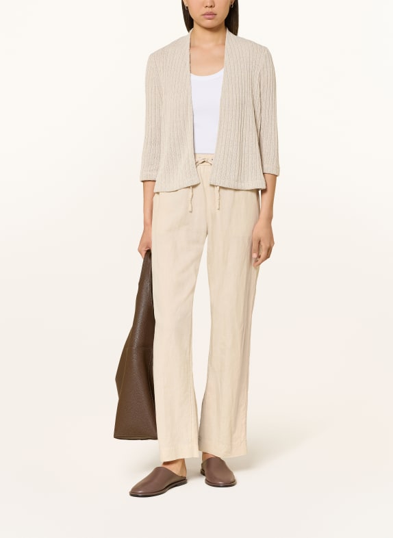 someday Gebreide trui UCORA EASE met 3/4-mouwen BEIGE