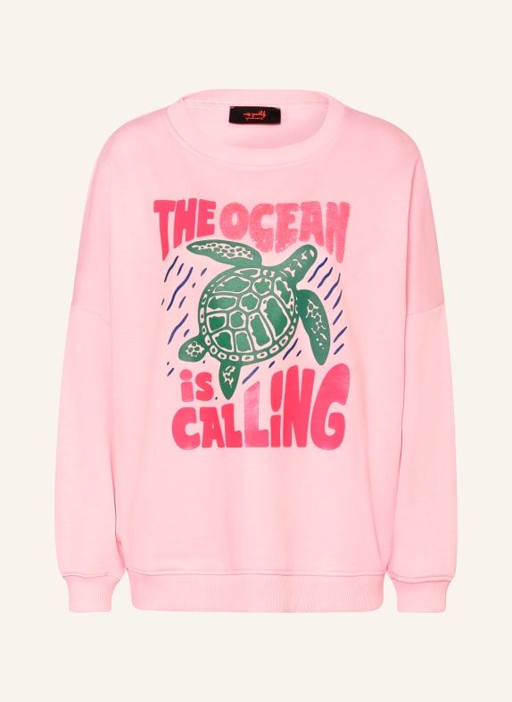 miss goodlife Sweatshirt mit Pailletten HELLROSA / NEONROSA / GRÜN