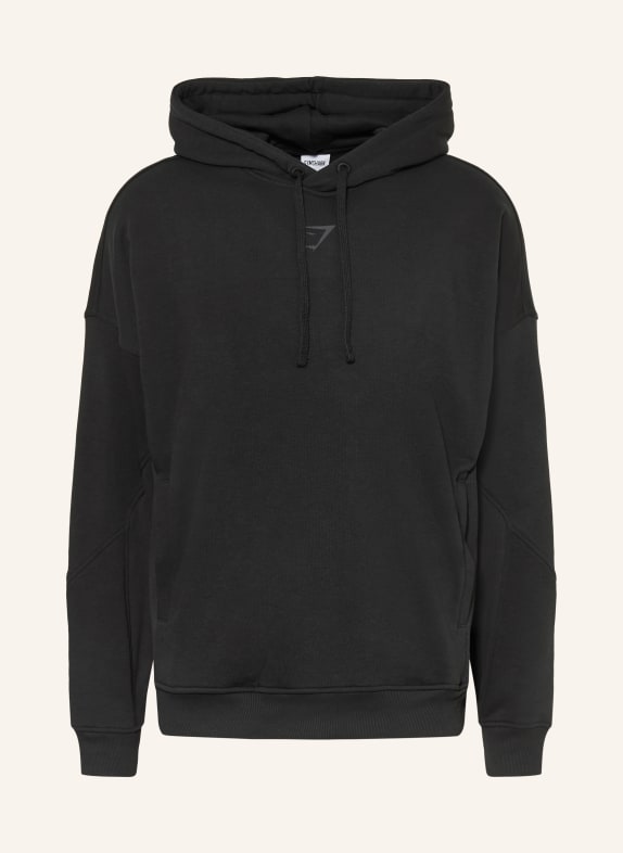 GYMSHARK Oversized-Hoodie POWER ORIGINALS SCHWARZ