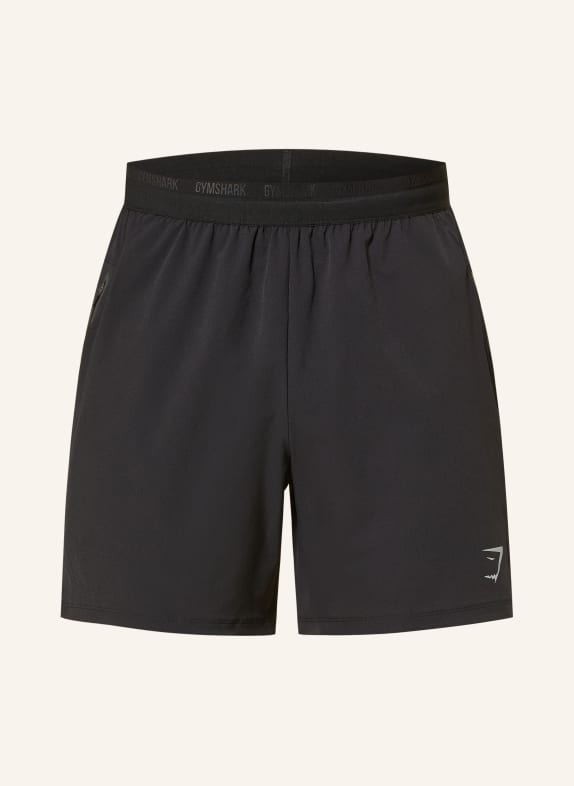 GYMSHARK Trainingsshorts HYBRID SCHWARZ
