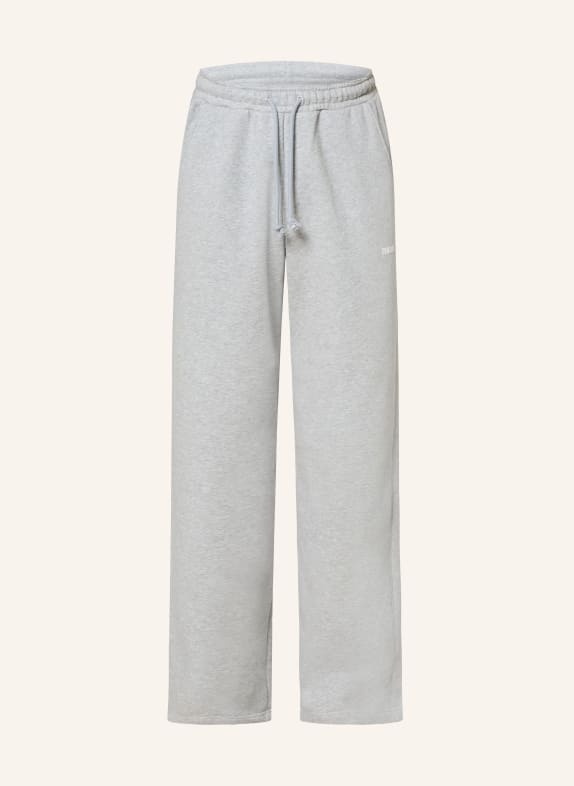 GYMSHARK Sweatpants COSY LUXE GRAU / WEISS