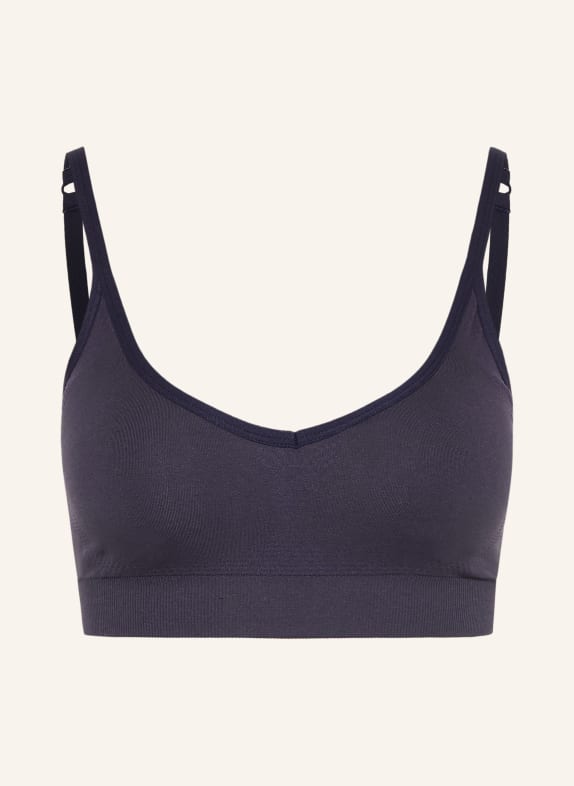 GYMSHARK Sport-BH VITAL SEAMLESS DUNKELLILA