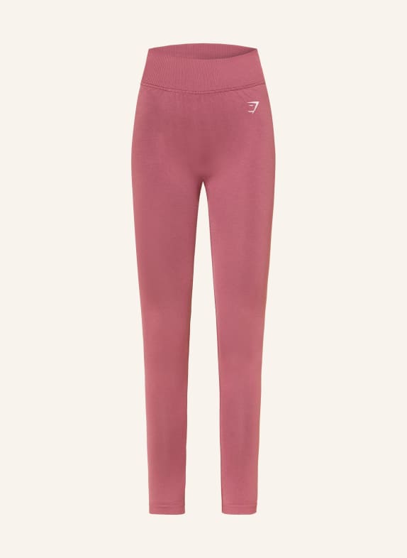 GYMSHARK Tights INTERVAL SEAMLESS ALTROSA