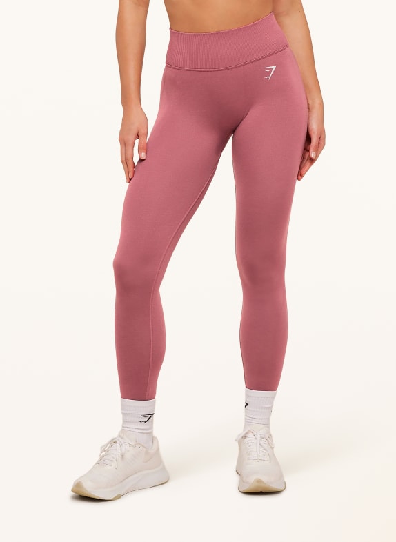 GYMSHARK Tights INTERVAL SEAMLESS ALTROSA