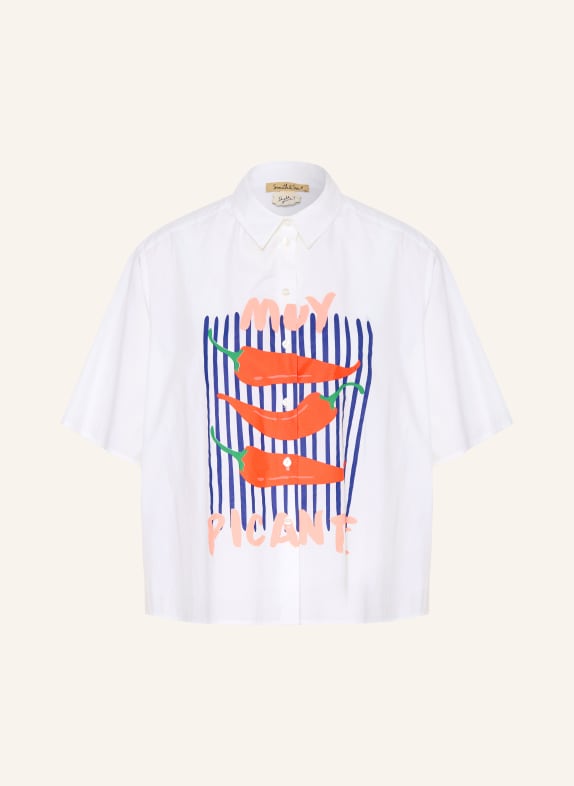 Smith & Soul Skjortebluse HVID / RØD / BLÅ