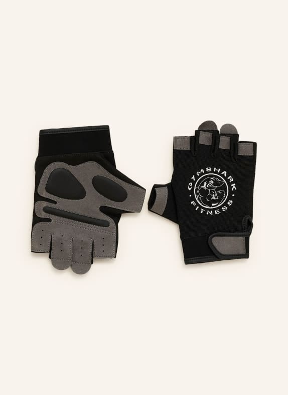 GYMSHARK Trainingshandschuhe LEGACY SCHWARZ / WEISS