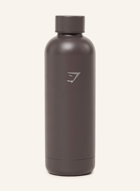 GYMSHARK Isolierflasche METAL INSULATED DUNKELBRAUN