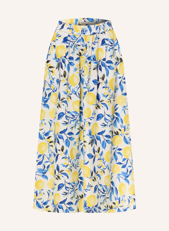 lilienfels Rock mit Leinen WEISS / GELB / BLAU