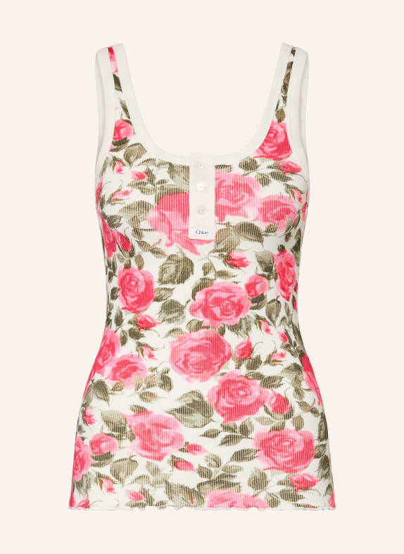 Chloé Top PINK / OLIV / WEISS