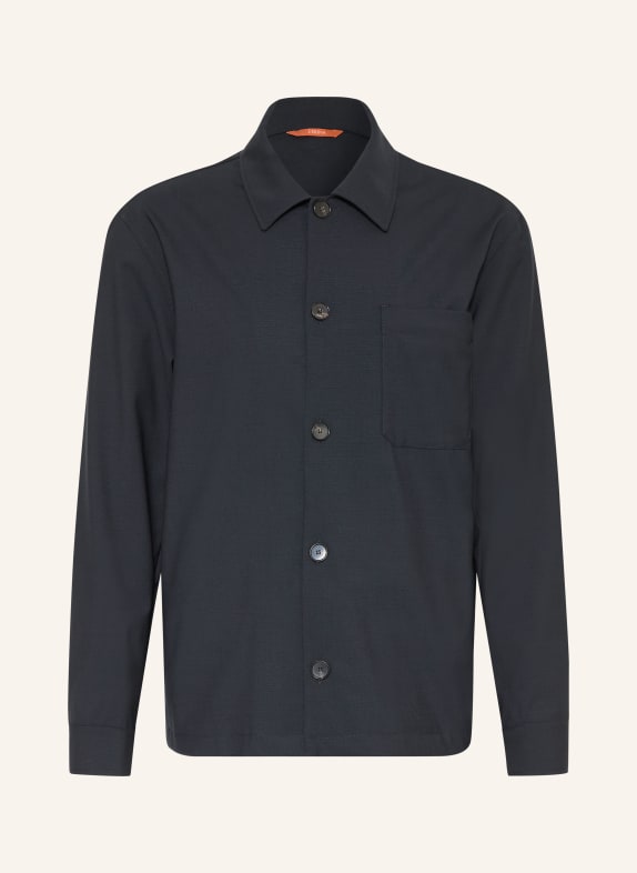 CRUNA Overshirt CARDIFF DONKERBLAUW