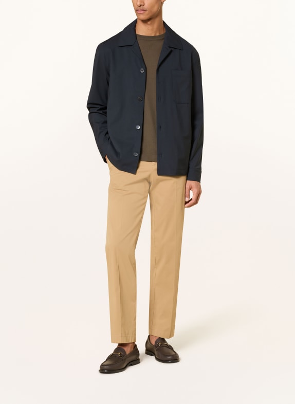 CRUNA Overshirt CARDIFF DONKERBLAUW
