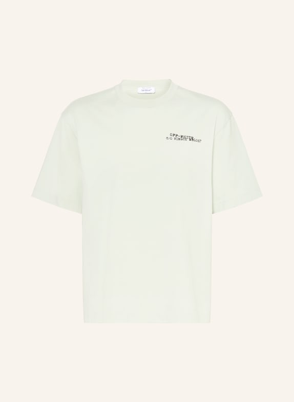 Off-White TYPE ARROW SKATE T-Shirt MINT / BLACK