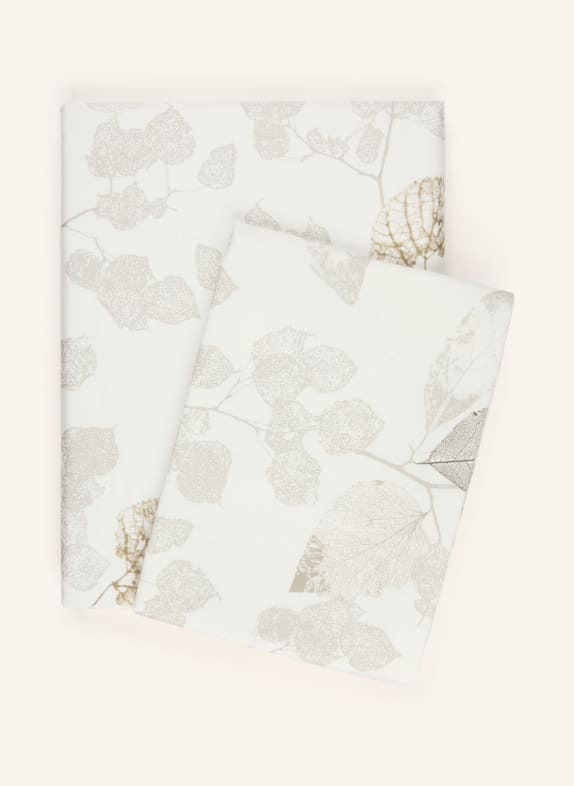 fleuresse Bettwäsche zum Wenden WEISS / HELLGRAU / GRAU