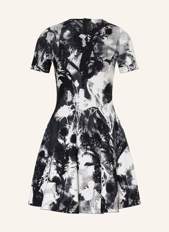 McQUEEN Cocktailkleid SCHWARZ / WEISS