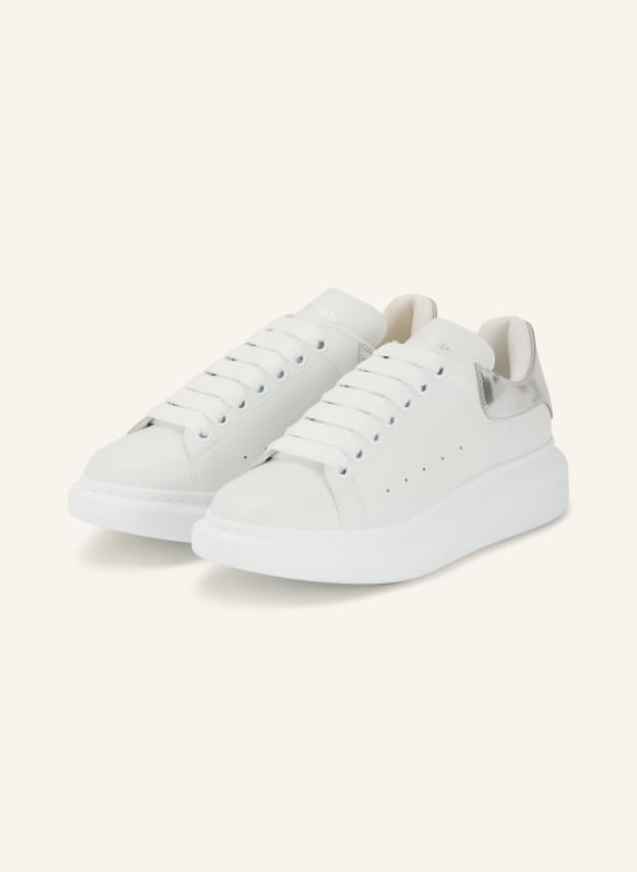 McQUEEN sneaker WHITE / SILVER