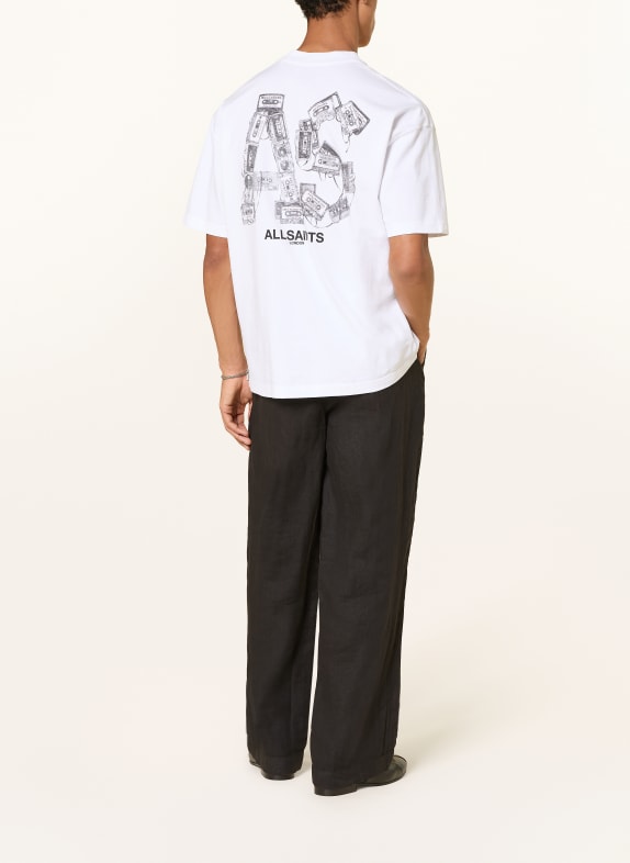 ALLSAINTS T-shirt WIT / ZWART
