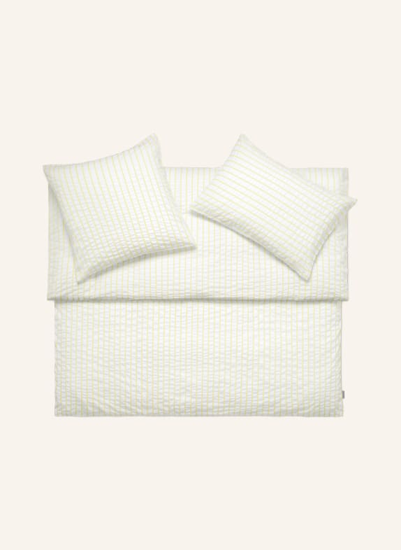 SCHLOSSBERG Pościel LENNY BIAŁY / JASNOŻÓŁTY