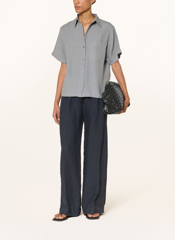 Marc O'Polo Linnen blouse BLAUWGRIJS