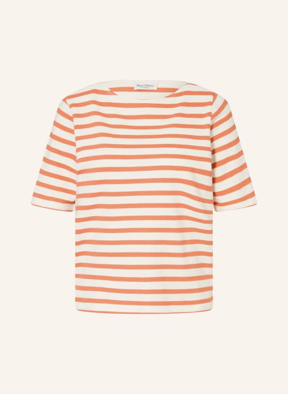 Marc O'Polo T-Shirt WEISS / ORANGE