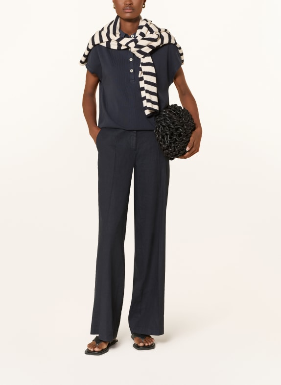 Marc O'Polo Jersey-poloshirt DONKERBLAUW