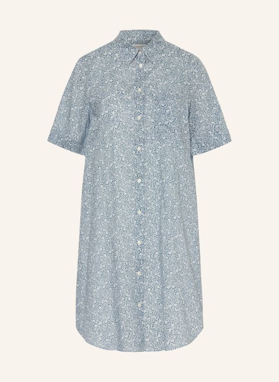Marc O'Polo Hemdblusenkleid BLAUGRAU / WEISS
